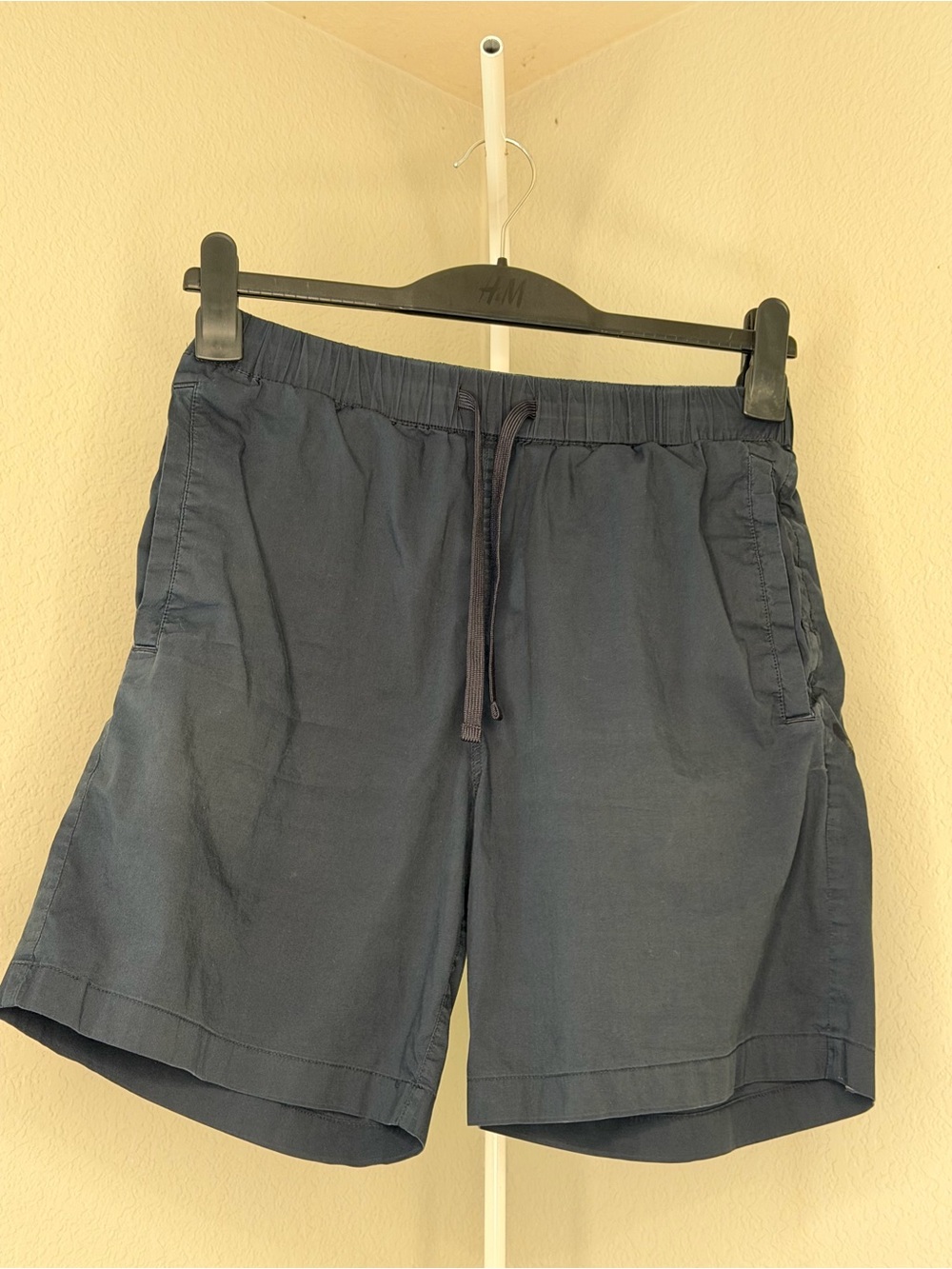 COS Men's Navy Drawstring Shorts